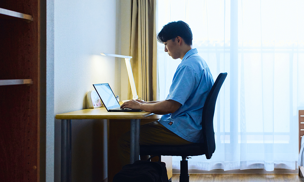 没頭できる。整ったプライベート空間