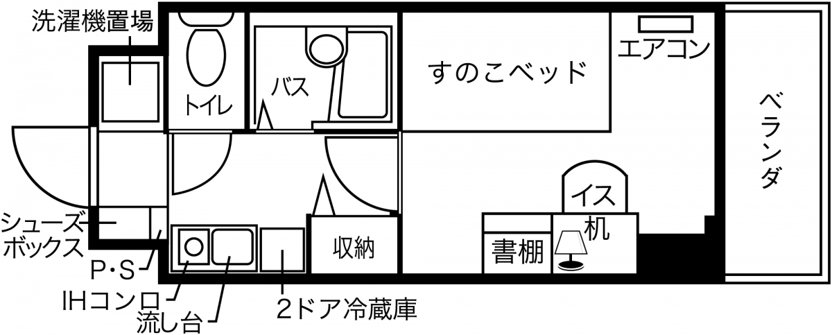 ドーミー北千住の間取り図